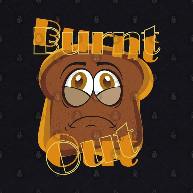 Burnt Out Toast Funny Cartoon by mutarek